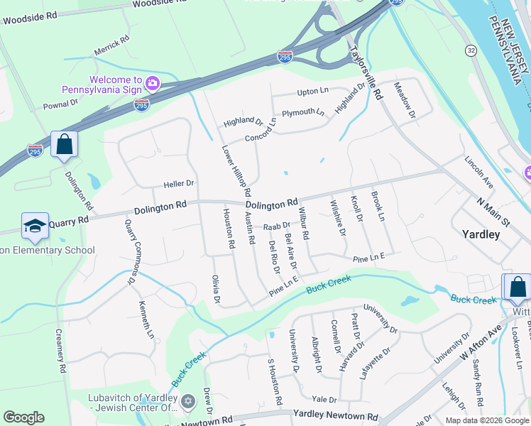 map of restaurants, bars, coffee shops, grocery stores, and more near 151 Dolington Road in Morrisville