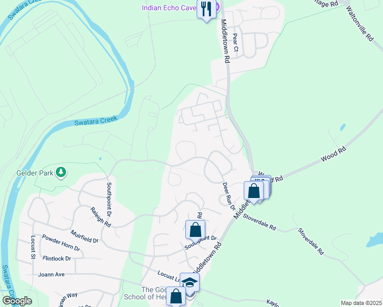 map of restaurants, bars, coffee shops, grocery stores, and more near 1902 Limestone Drive in Hummelstown