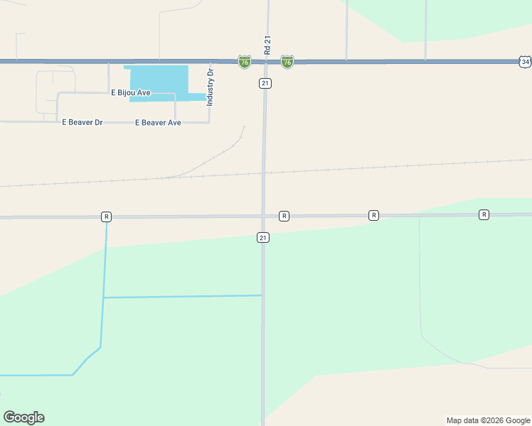 map of restaurants, bars, coffee shops, grocery stores, and more near 16985 County Road 21 in Fort Morgan