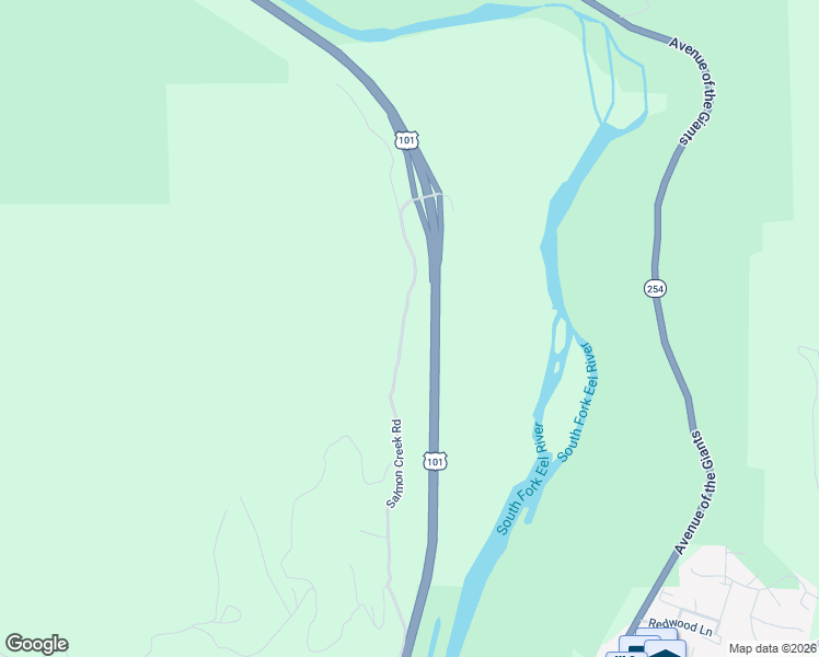 map of restaurants, bars, coffee shops, grocery stores, and more near 2375 Salmon Creek Road in Miranda