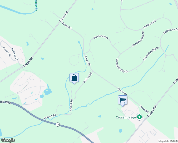 map of restaurants, bars, coffee shops, grocery stores, and more near 980 Hudnut Road in Schwenksville