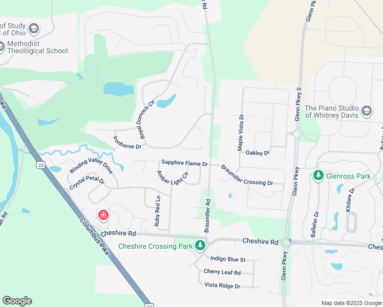 map of restaurants, bars, coffee shops, grocery stores, and more near 700 Stonewater Court in Delaware