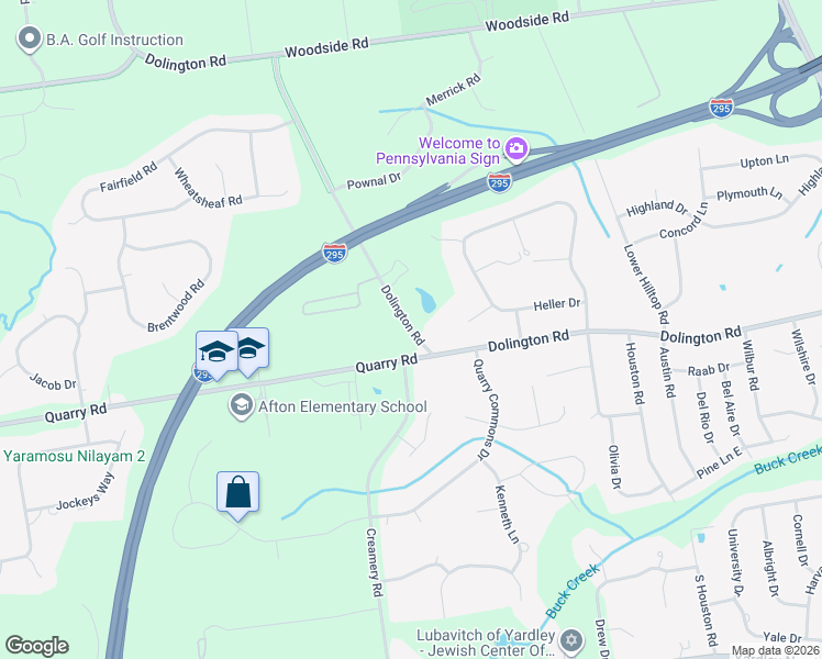 map of restaurants, bars, coffee shops, grocery stores, and more near 1520 Dolington Road in Morrisville