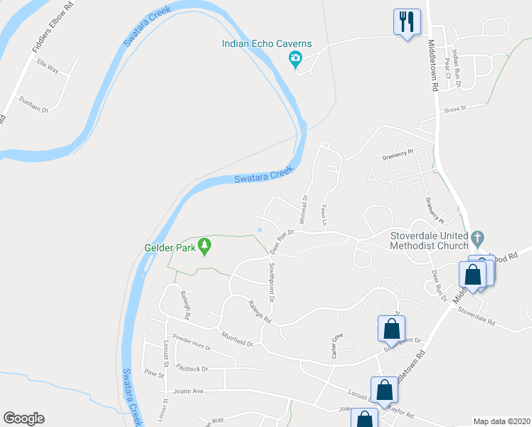 map of restaurants, bars, coffee shops, grocery stores, and more near 645 Stoverdale Road in Hummelstown