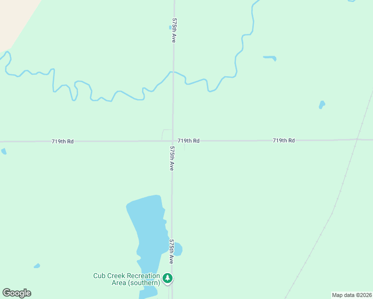 map of restaurants, bars, coffee shops, grocery stores, and more near 57510 719th Road in Jansen