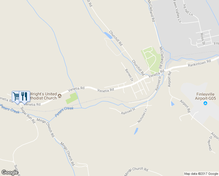 map of restaurants, bars, coffee shops, grocery stores, and more near 865 Venetia Road in Venetia