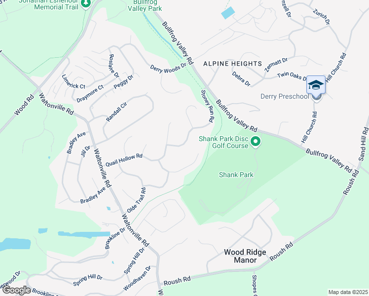 map of restaurants, bars, coffee shops, grocery stores, and more near 1150 Stoney Run Road in Hummelstown