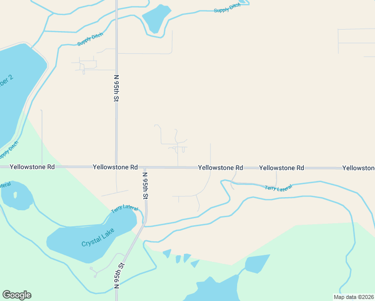 map of restaurants, bars, coffee shops, grocery stores, and more near 9743 Yellowstone Road in Longmont