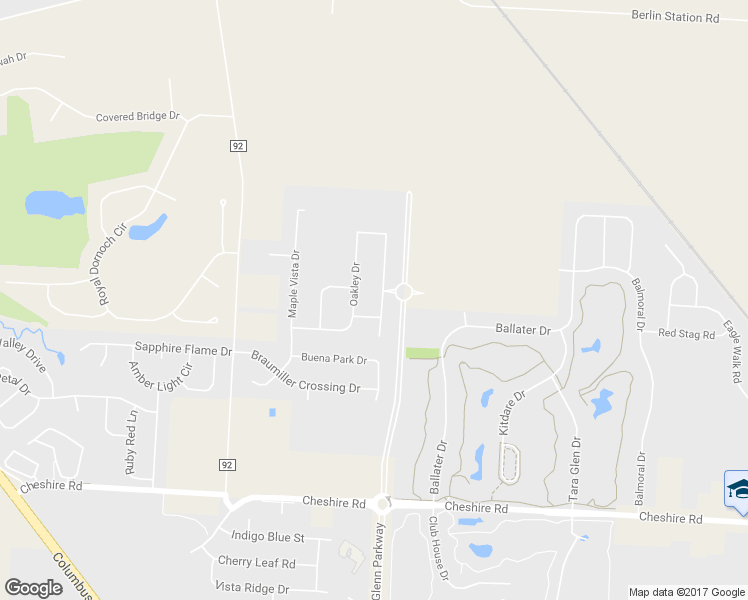 map of restaurants, bars, coffee shops, grocery stores, and more near 1088 Tree Line Way in Delaware