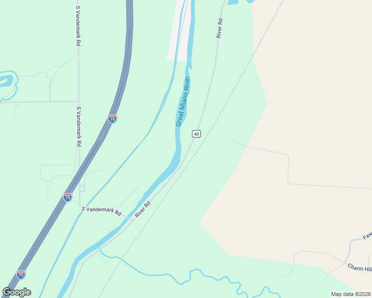 map of restaurants, bars, coffee shops, grocery stores, and more near 3773 River Road in Sidney