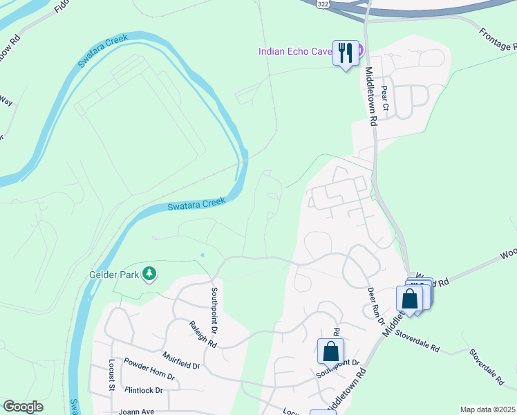 map of restaurants, bars, coffee shops, grocery stores, and more near 756 Whitetail Drive in Hummelstown