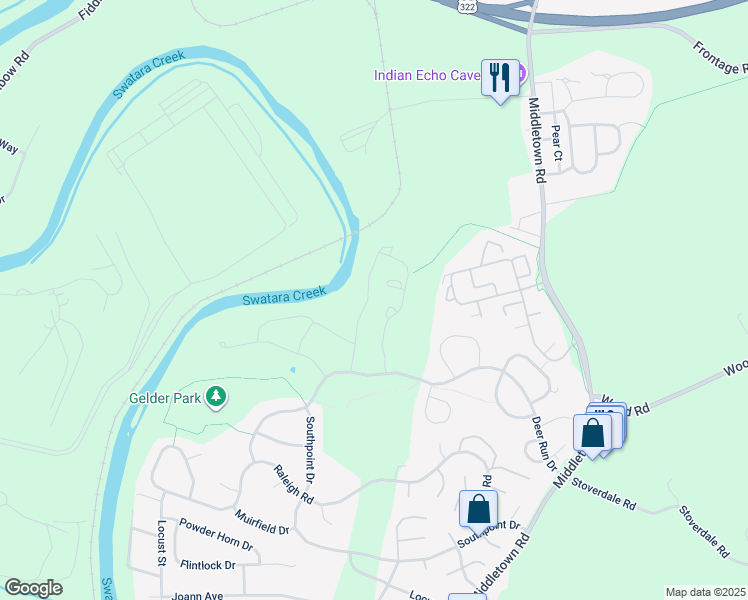 map of restaurants, bars, coffee shops, grocery stores, and more near 756 Whitetail Drive in Hummelstown