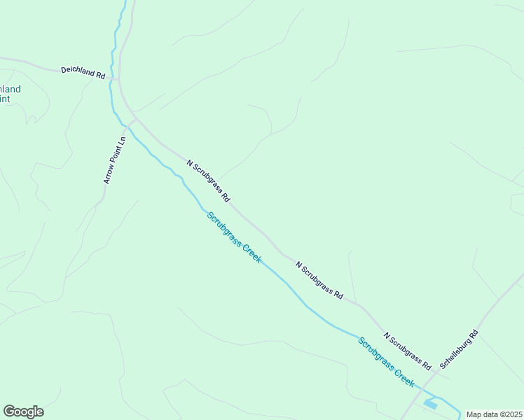 map of restaurants, bars, coffee shops, grocery stores, and more near 470 North Scrubgrass Road in Claysburg