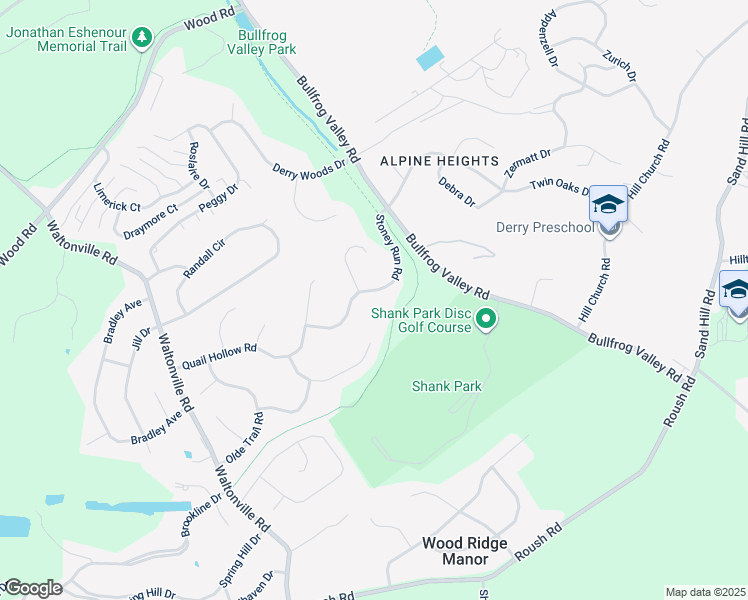 map of restaurants, bars, coffee shops, grocery stores, and more near 1053 Stoney Run Road in Hummelstown