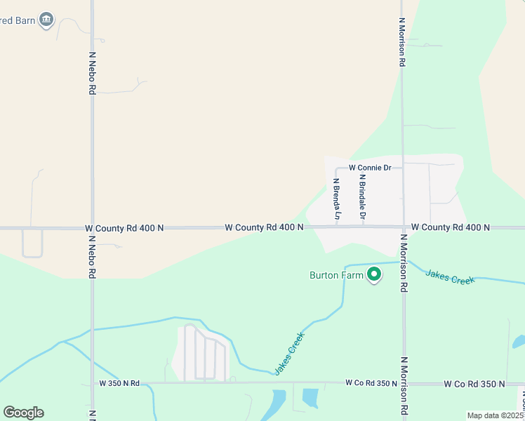 map of restaurants, bars, coffee shops, grocery stores, and more near 5612 West 400 North in Gaston