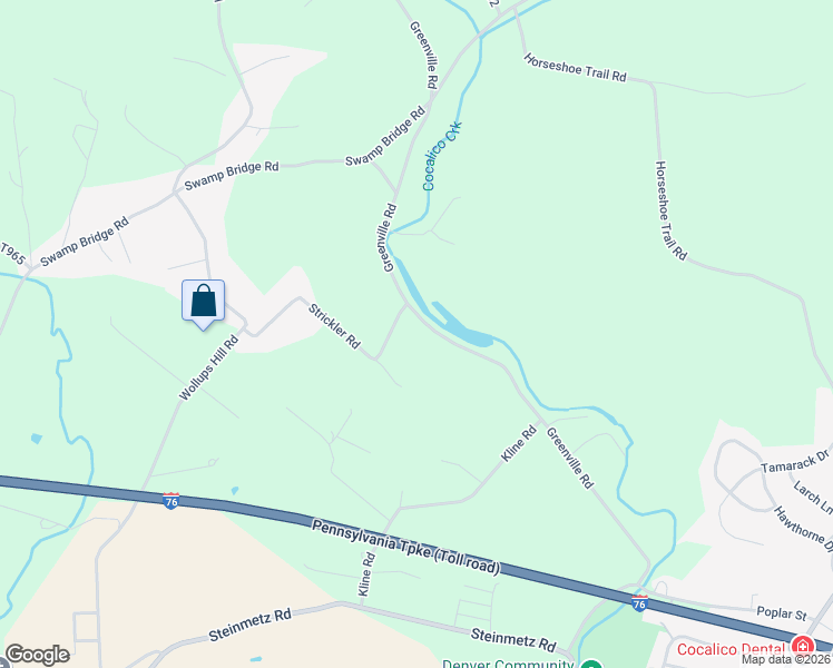 map of restaurants, bars, coffee shops, grocery stores, and more near 725 Greenville Road in Denver