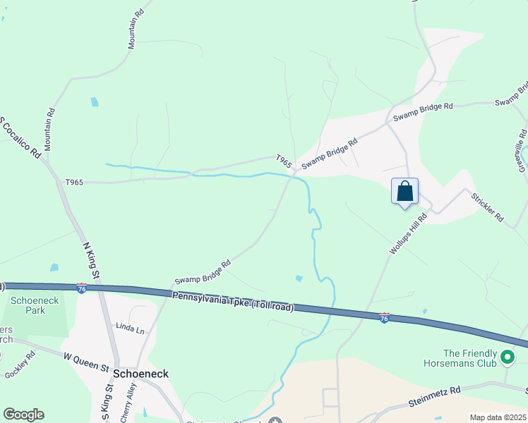 map of restaurants, bars, coffee shops, grocery stores, and more near 1365 Swamp Bridge Road in Stevens