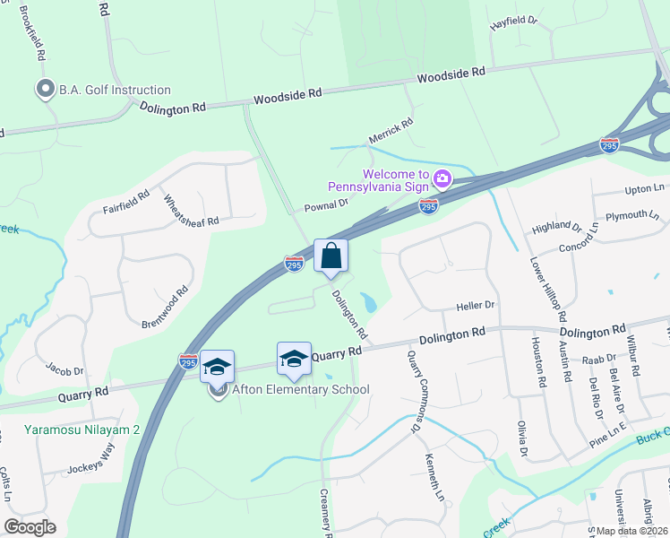 map of restaurants, bars, coffee shops, grocery stores, and more near 1520-1532 Dolington Road in Morrisville