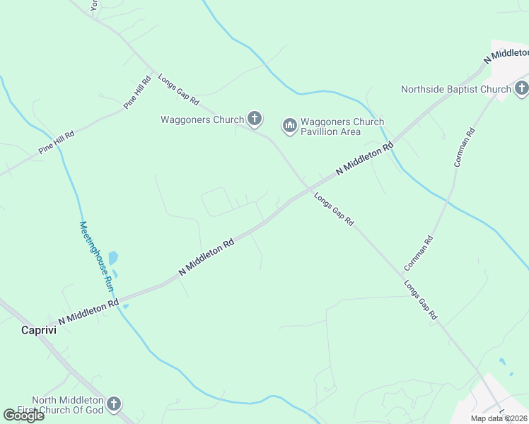 map of restaurants, bars, coffee shops, grocery stores, and more near 401 North Middleton Road in Carlisle