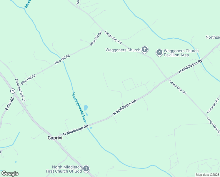 map of restaurants, bars, coffee shops, grocery stores, and more near 273 North Middleton Road in Carlisle