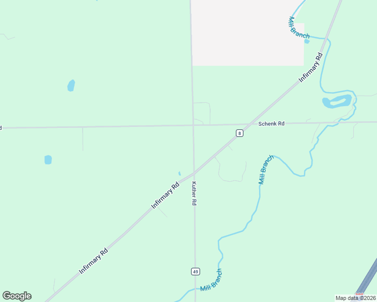 map of restaurants, bars, coffee shops, grocery stores, and more near 3379 Kuther Road in Sidney