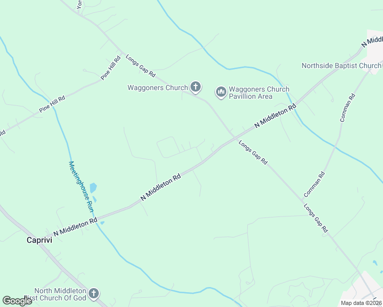 map of restaurants, bars, coffee shops, grocery stores, and more near 401 North Middleton Road in Carlisle