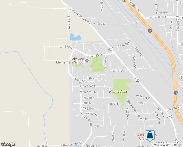 map of restaurants, bars, coffee shops, grocery stores, and more near 2852 West 1190 North in Provo