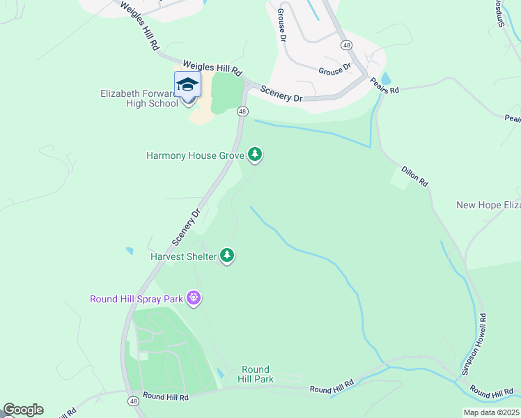 map of restaurants, bars, coffee shops, grocery stores, and more near in Elizabeth