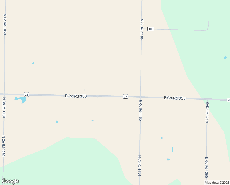 map of restaurants, bars, coffee shops, grocery stores, and more near 1152 East Co Road 350 in Sutter