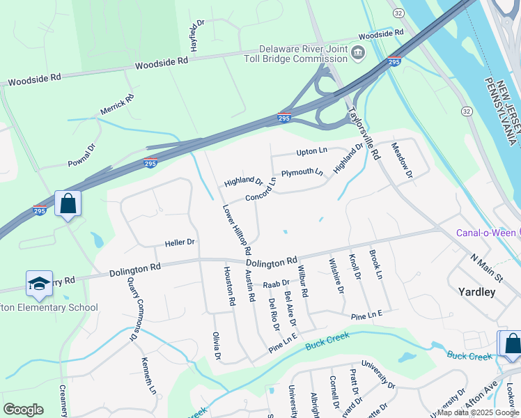 map of restaurants, bars, coffee shops, grocery stores, and more near 3 Edgemere Drive in Morrisville