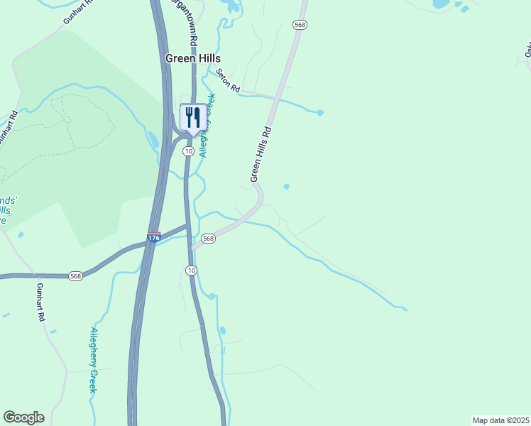 map of restaurants, bars, coffee shops, grocery stores, and more near 14 Cedar Commons Lane in Birdsboro