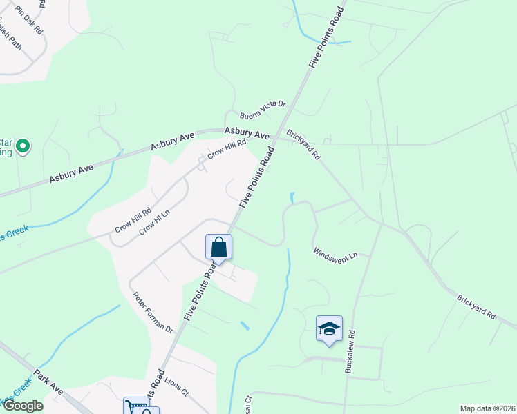 map of restaurants, bars, coffee shops, grocery stores, and more near 71 Five Points Road in Freehold
