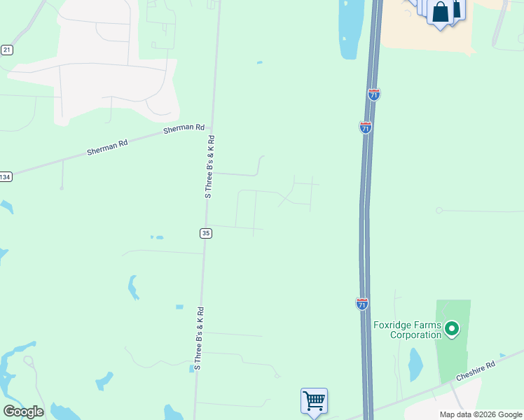 map of restaurants, bars, coffee shops, grocery stores, and more near 1155 South Three B S K Road in Galena