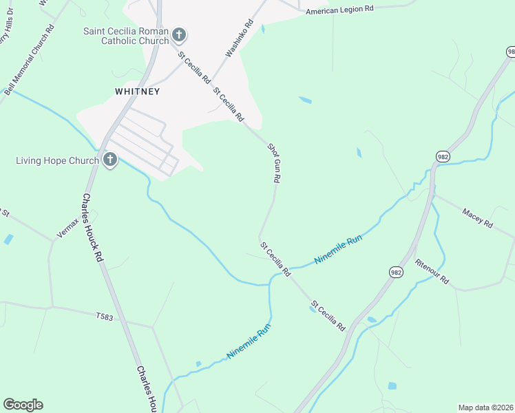 map of restaurants, bars, coffee shops, grocery stores, and more near 155 Saint Cecilia Road in Latrobe