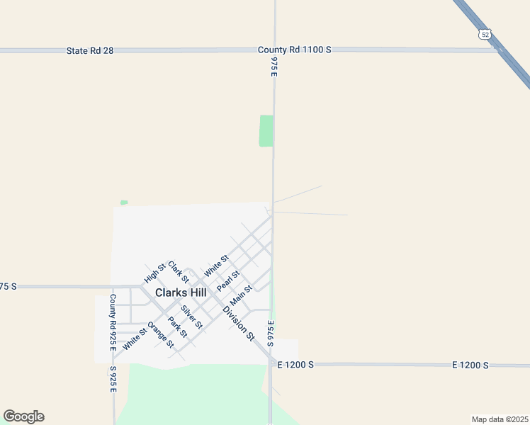 map of restaurants, bars, coffee shops, grocery stores, and more near 11500 South 975 East in Clarks Hill