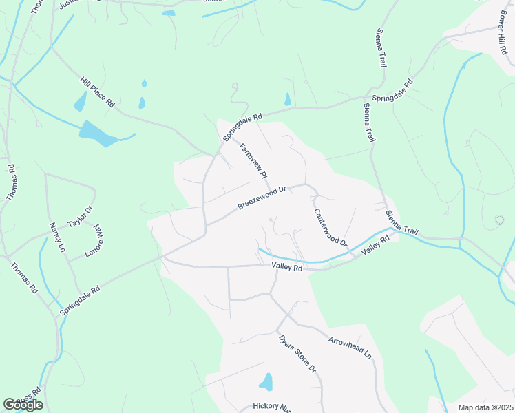 map of restaurants, bars, coffee shops, grocery stores, and more near 114 Breezewood Drive in Venetia