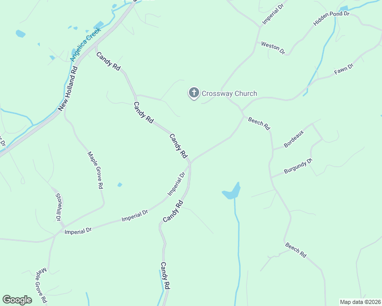 map of restaurants, bars, coffee shops, grocery stores, and more near 338 Candy Road in Mohnton