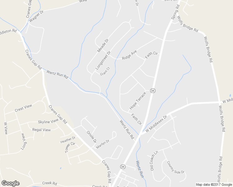 map of restaurants, bars, coffee shops, grocery stores, and more near 160 Faith Circle in Carlisle
