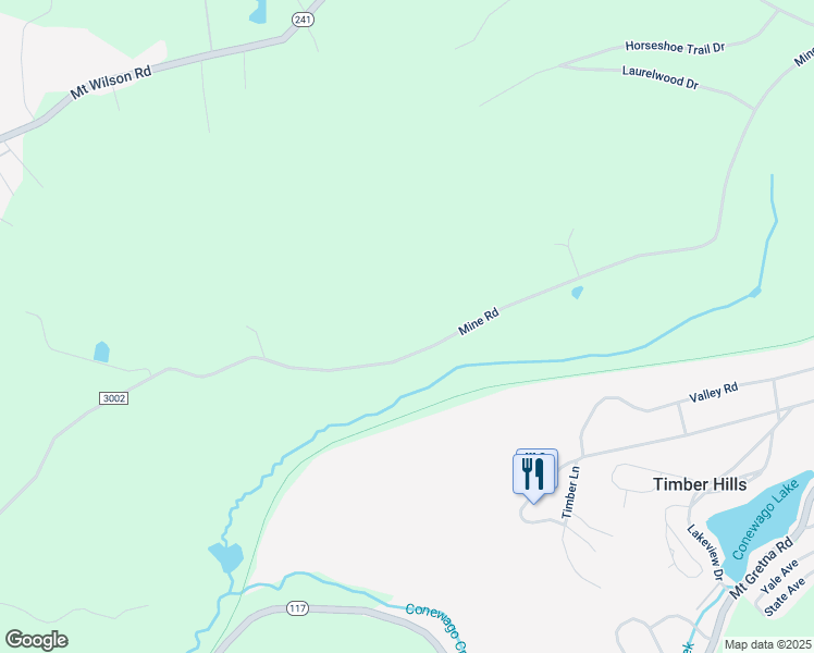 map of restaurants, bars, coffee shops, grocery stores, and more near 955 Mine Road in Lebanon