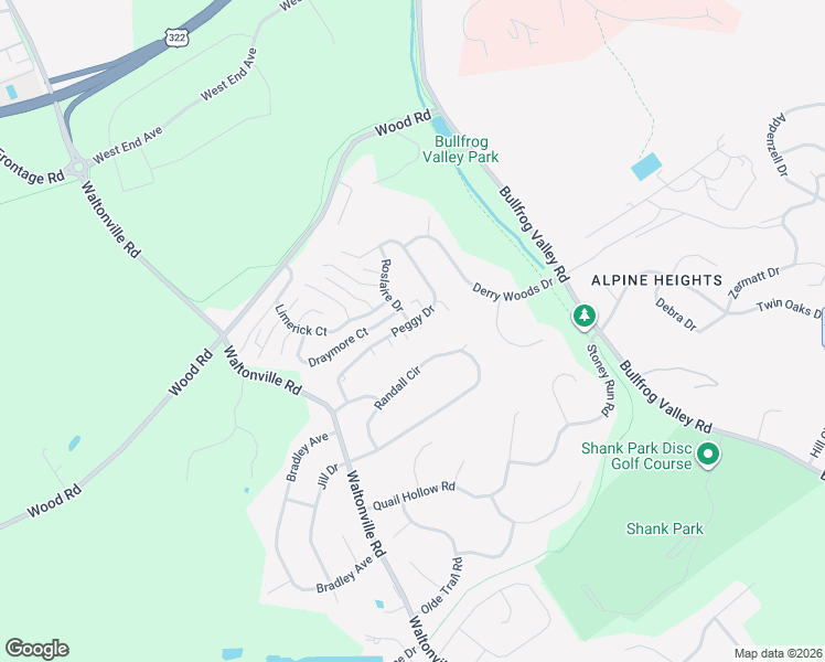map of restaurants, bars, coffee shops, grocery stores, and more near 1105 Peggy Drive in Hummelstown