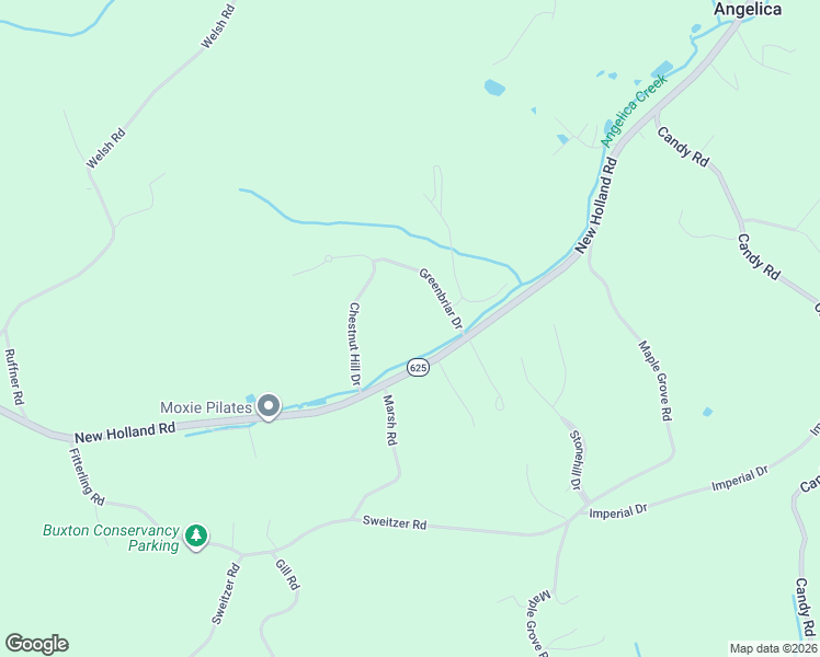 map of restaurants, bars, coffee shops, grocery stores, and more near 3853 New Holland Road in Mohnton