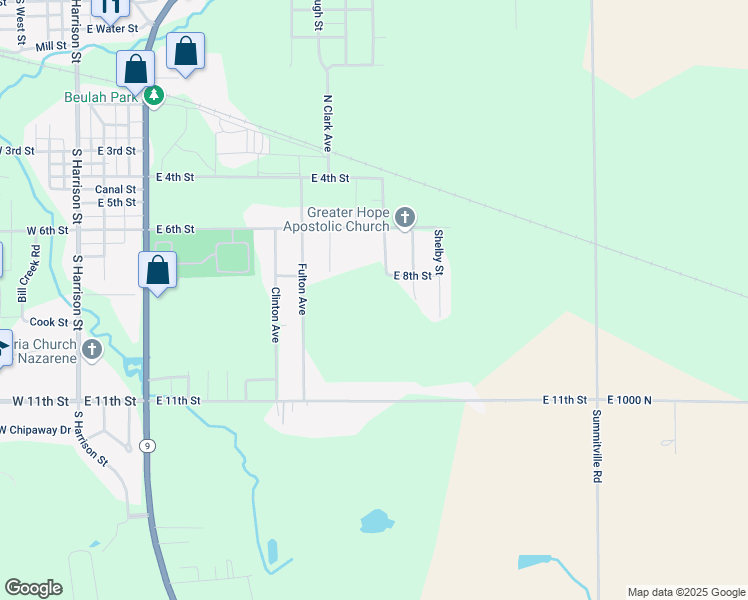 map of restaurants, bars, coffee shops, grocery stores, and more near 1110 Randolph Street in Alexandria