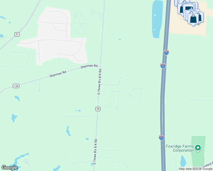 map of restaurants, bars, coffee shops, grocery stores, and more near 1155 South Three B S K Road in Galena