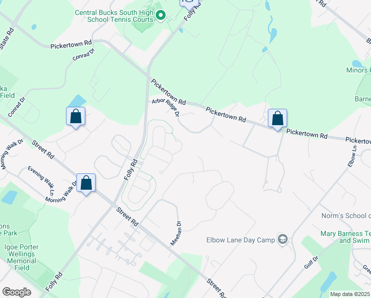 map of restaurants, bars, coffee shops, grocery stores, and more near 513 Tara Court in Warrington
