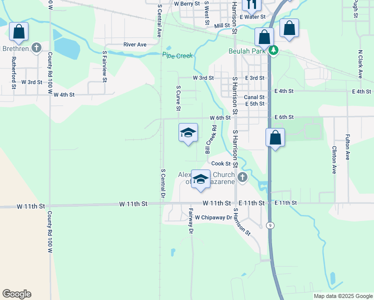 map of restaurants, bars, coffee shops, grocery stores, and more near 1 Burden Court in Alexandria
