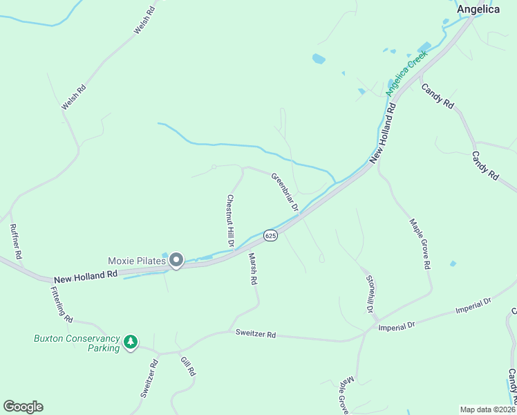 map of restaurants, bars, coffee shops, grocery stores, and more near 3853 New Holland Road in Mohnton