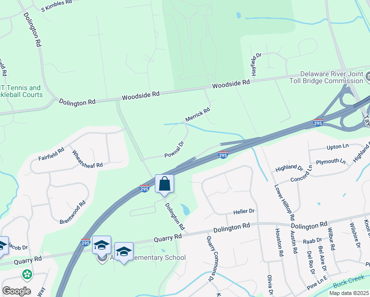 map of restaurants, bars, coffee shops, grocery stores, and more near 1509 Pownal Drive in Morrisville