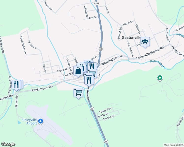 3714 Brownsville Road, Finleyville PA Walk Score