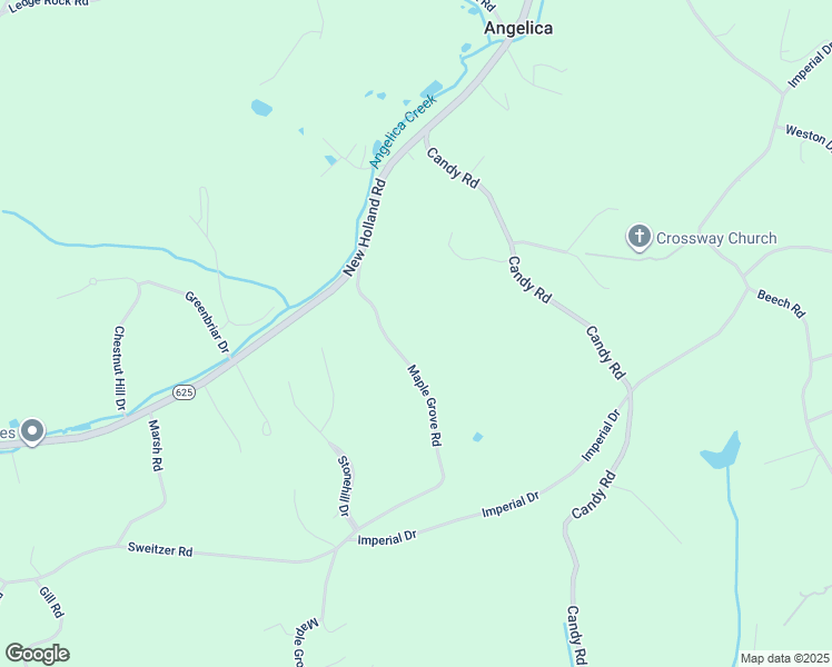 map of restaurants, bars, coffee shops, grocery stores, and more near 100 Maple Grove Road in Mohnton