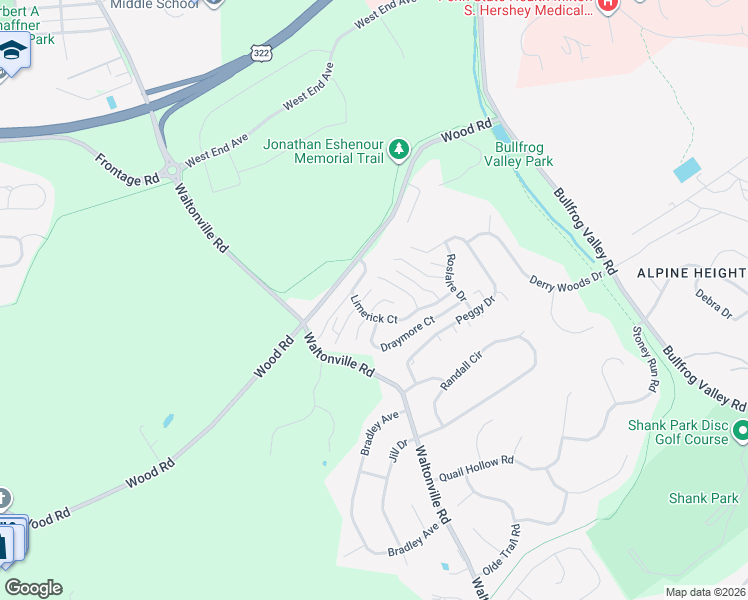 map of restaurants, bars, coffee shops, grocery stores, and more near 475 Cook Court in Hummelstown